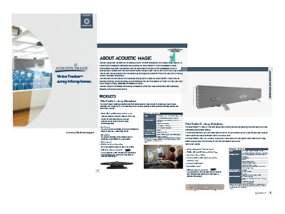 Acoustic Magic - Product Catalogue